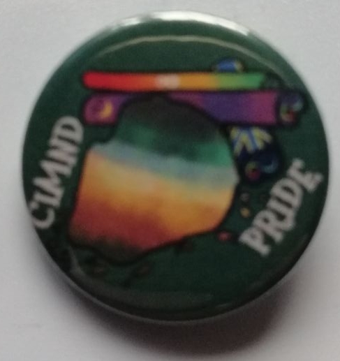 CIMND* Pride Zimthaufen mit petrol Hintergrund