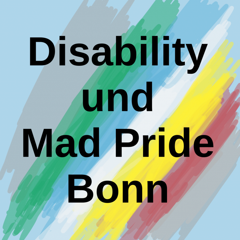 Vereinfachtes Logo von Disability und Mad Pride Bonn